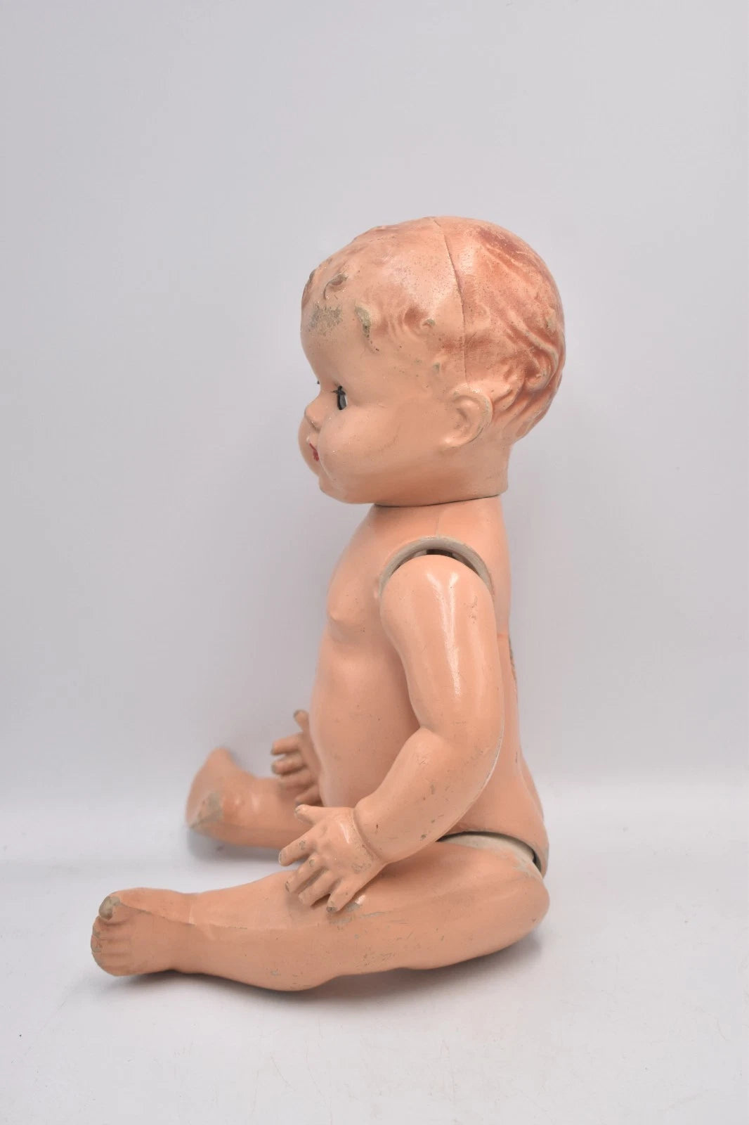 Vintage 1940s 1950s Composition Doll Sleepy Blinking Eyes 38cm Collectable