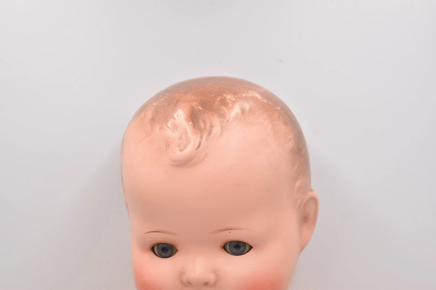 Antique 1930s AS Germany Bisque Head Doll Sleepy Eyes Composition Body 50cm