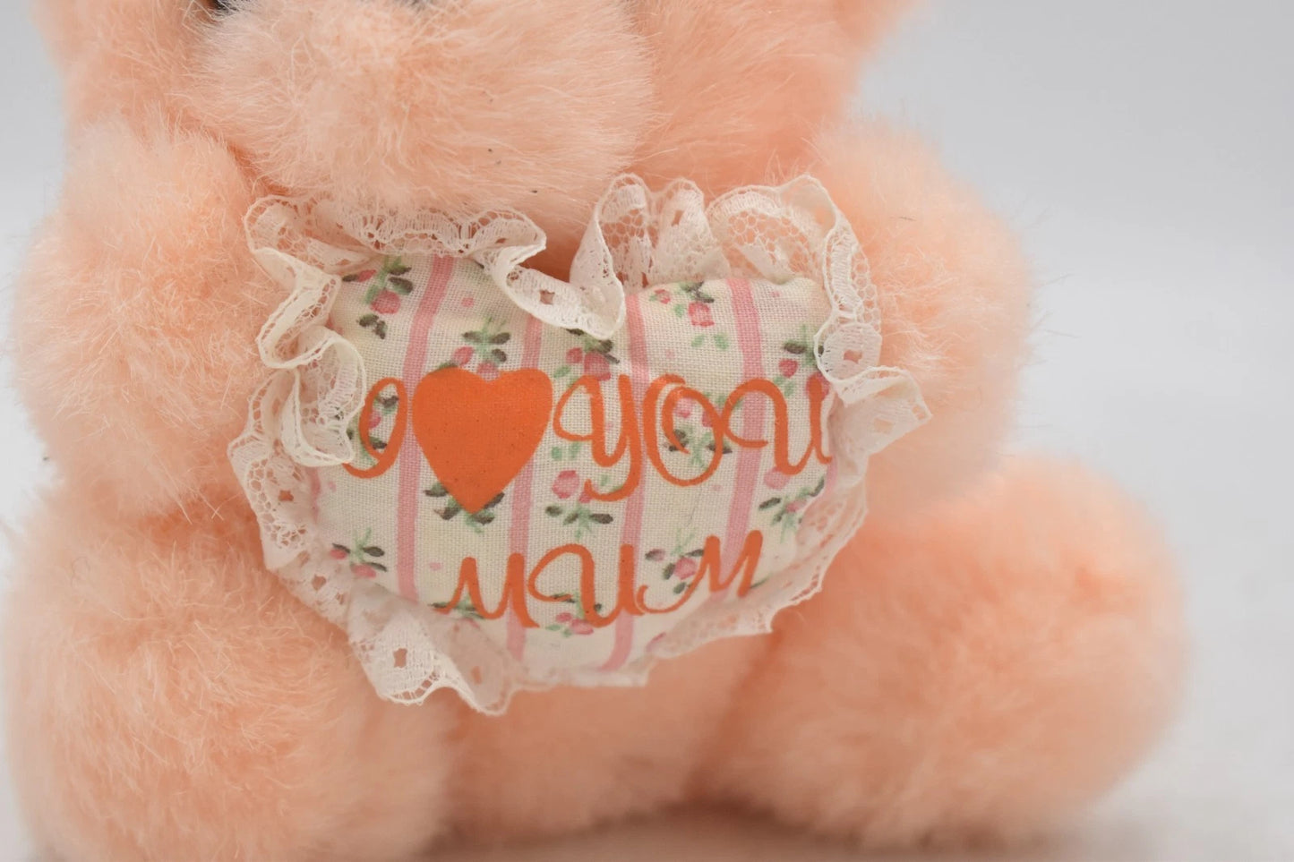 I Love You Mum Pink Plush Teddy Bear 15cm