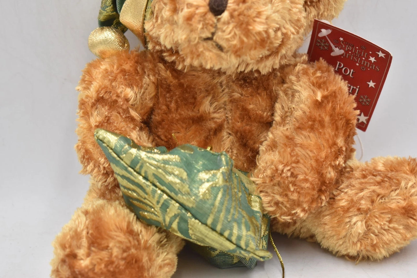 Spirit of Christmas Pot-Pourri Teddy Bear Soft Toy Plush 21cm