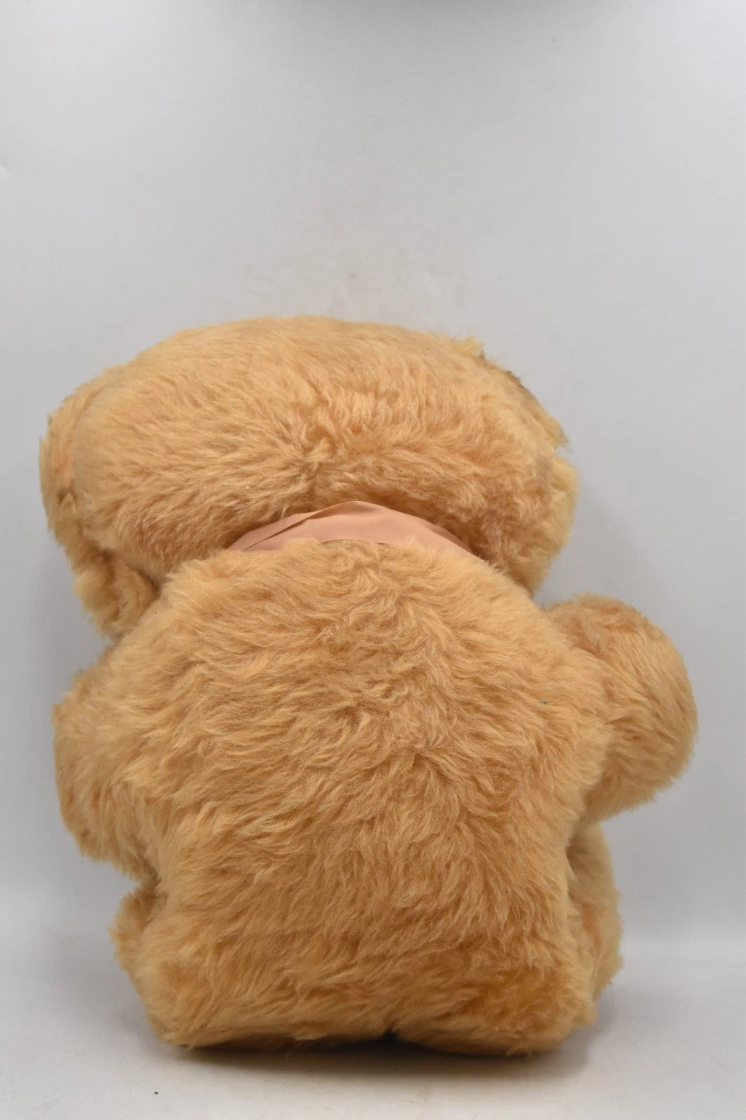 Vintage 1970s Large Teddy Bear Plush Soft Toy Moulded Nose 52cm Retro