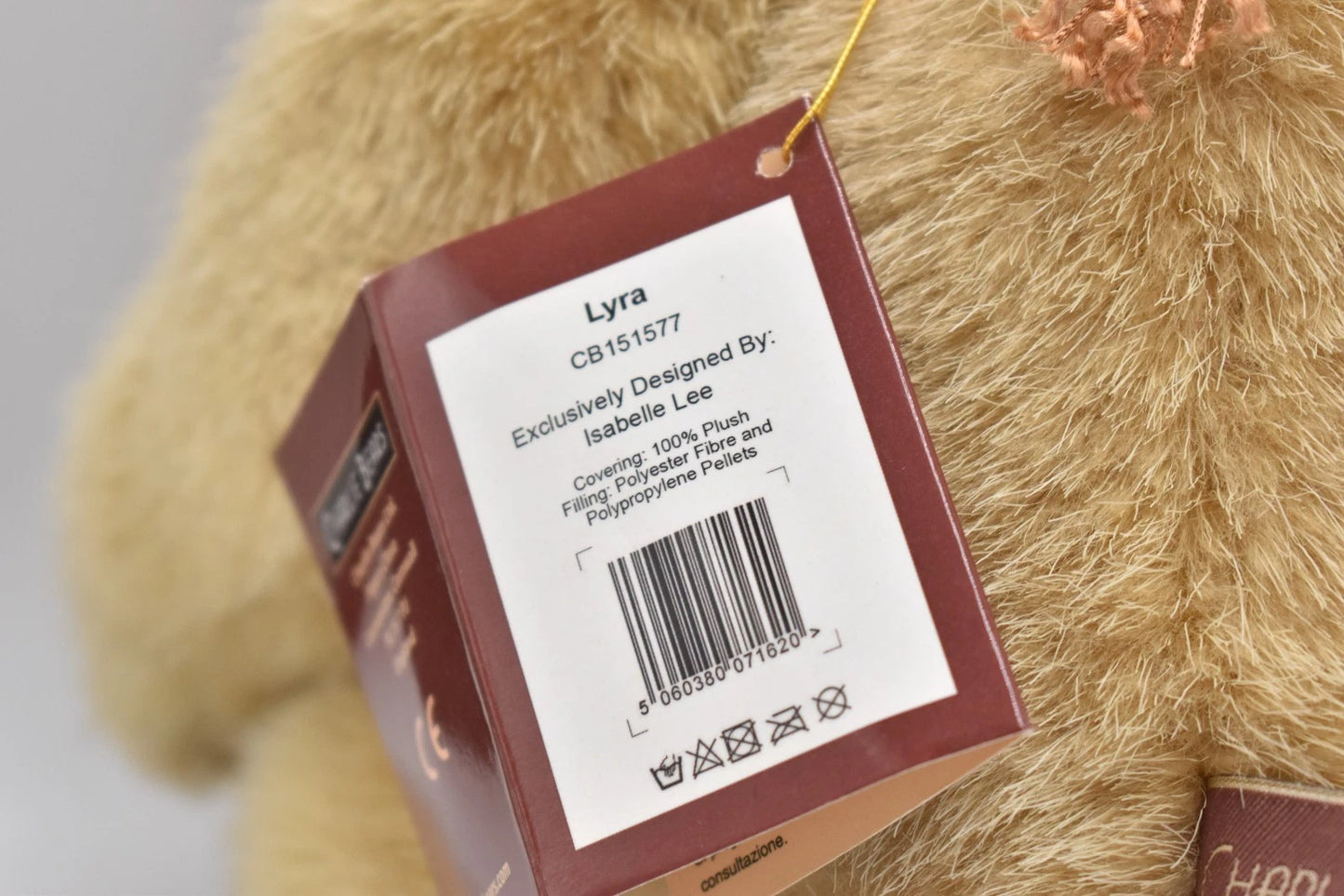Charlie Bears Lyra Lion Isabelle Lee Retired Tagged Jointed Collectable
