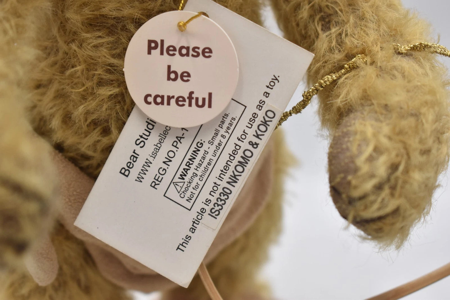 Bear Studio (Pre-Charlie Bears) Nkomo & Koko Isabelle Lee Mohair 30cm