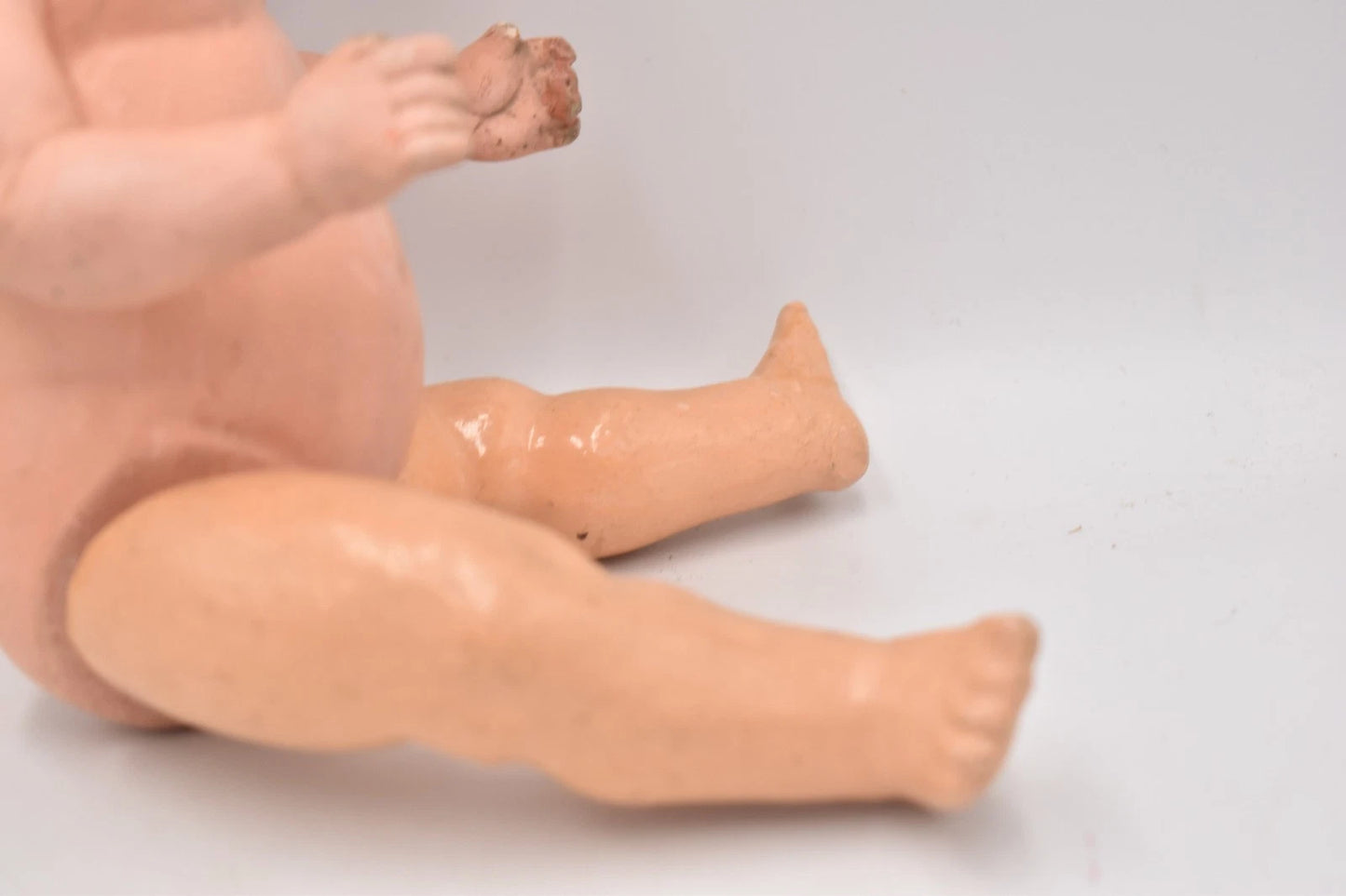 Antique Vintage German Composition Baby Doll Sleepy Blinking Eyes 32cm Hand Made