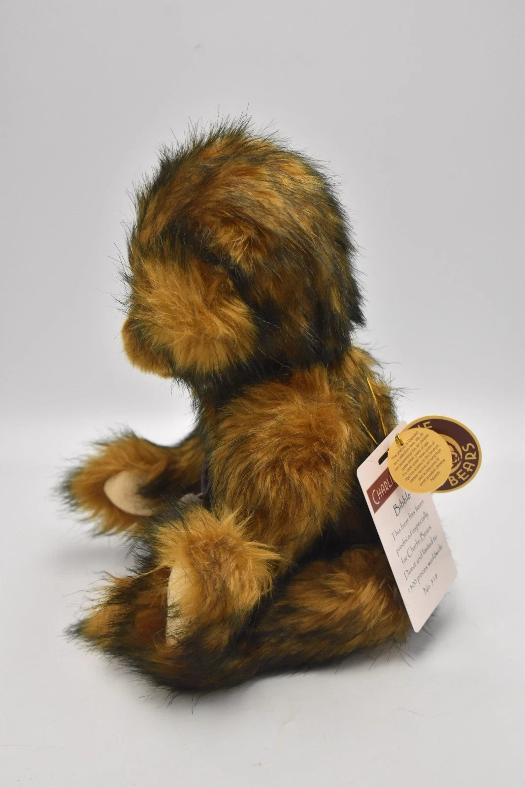 Charlie Bears Bibble Teddy Bear Heather Lyell Retired Limited Edition Tagged