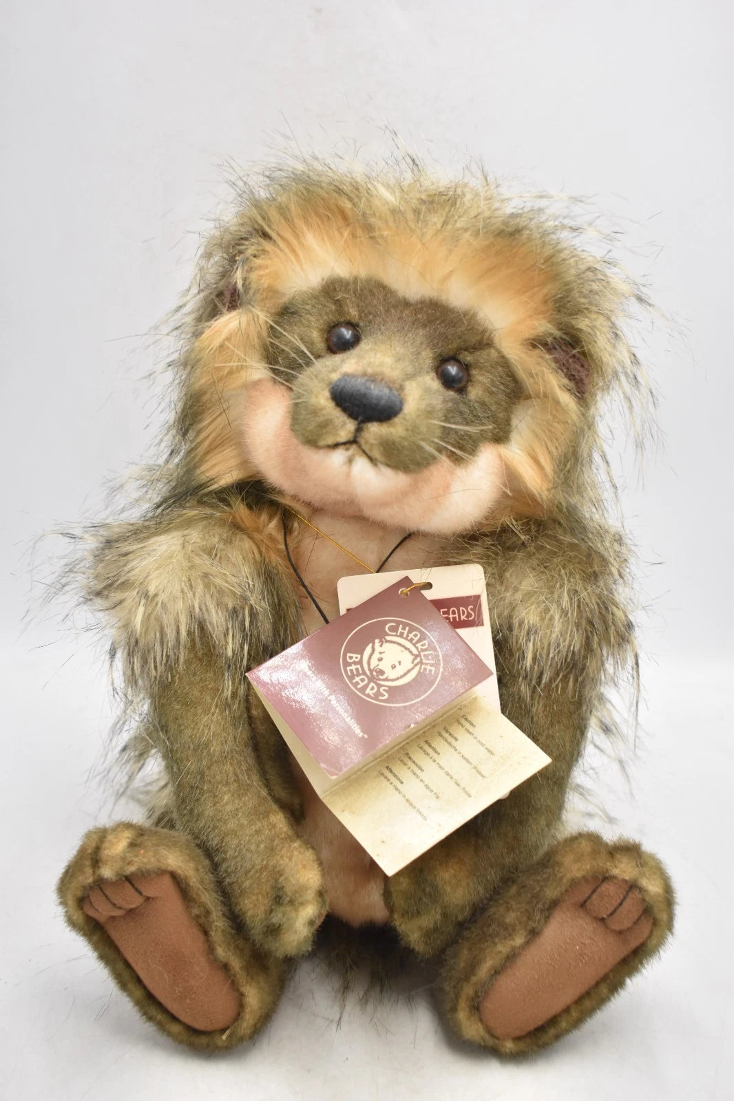 Charlie Bears Quill-I-AM Teddy Bear Limited Edition Retired Isabelle Lee Tagged