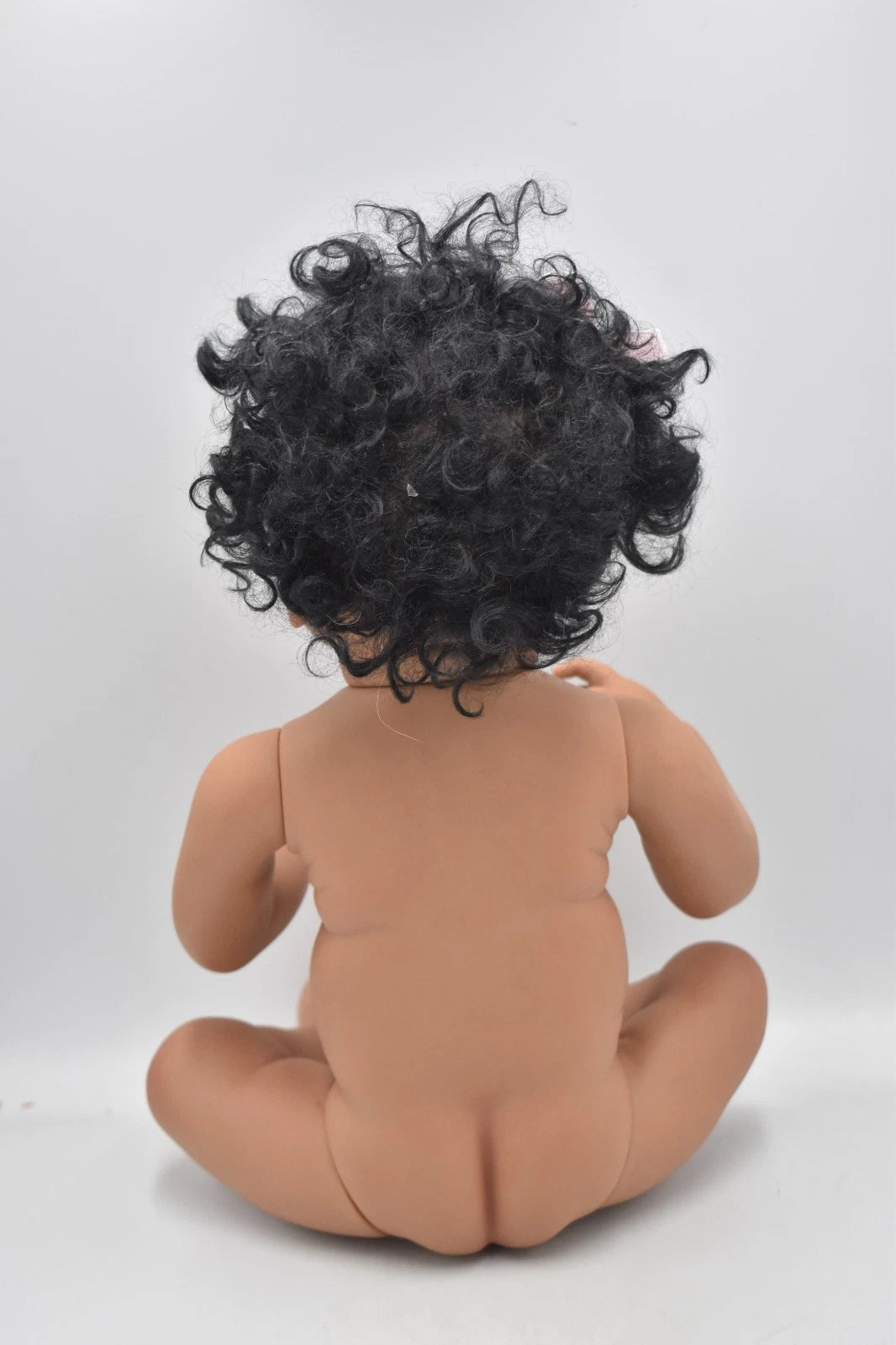 Peaches by Cassie Brace Reborn Doll Black Baby Girl Full Silicone Body 48cm
