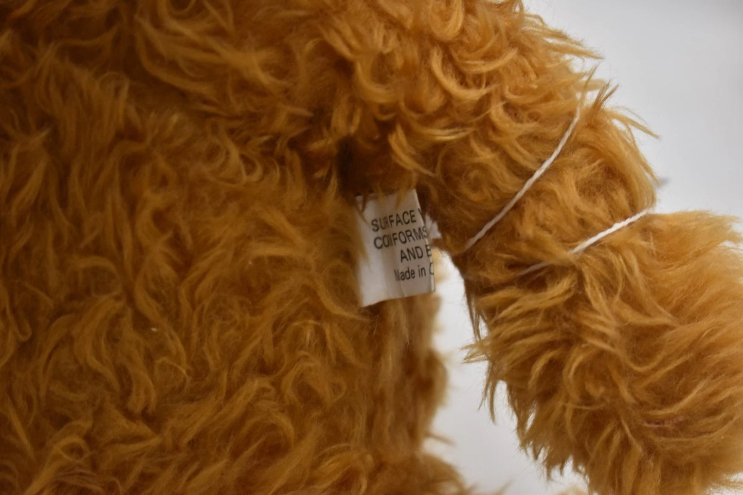 Vintage 1980s Plush Teddy Bear Made in Great Britain Soft Toy 26cm
