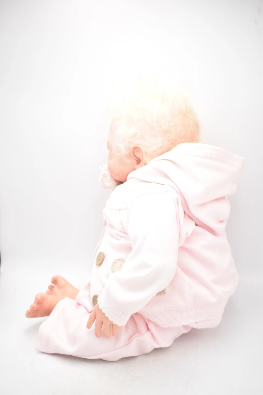 OOAK Reborn Baby Girl Malin Fiorenza Biancheri 20" Doll COA Lifelike Vinyl