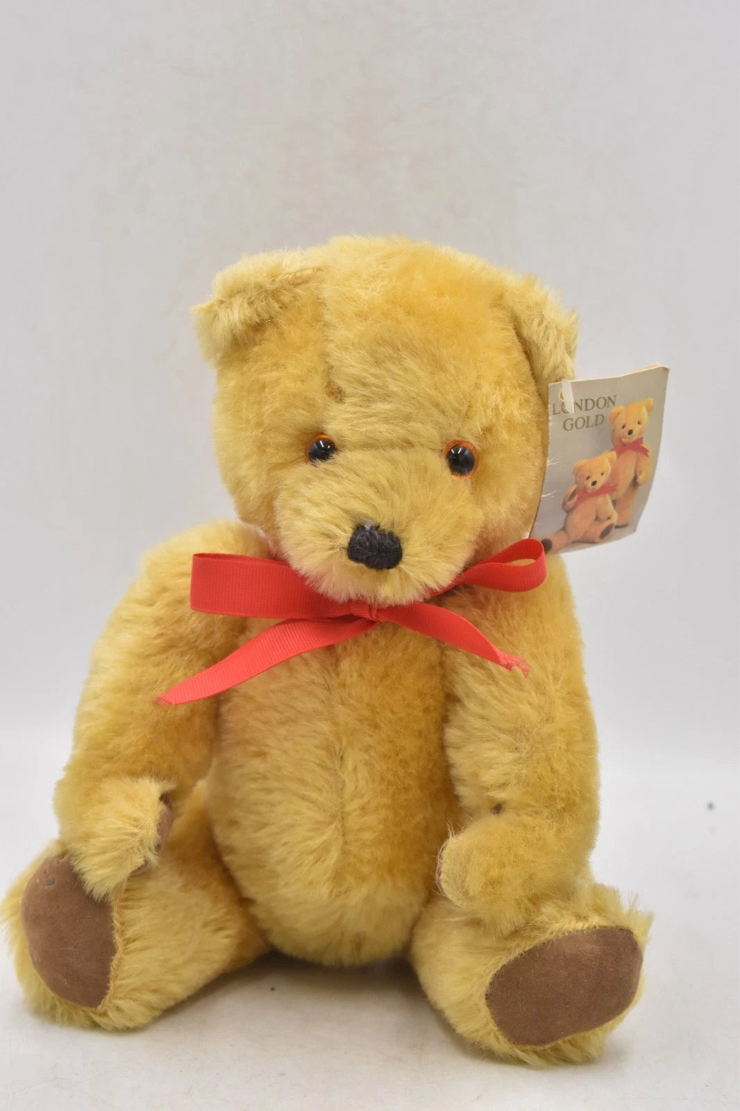 Dean’s Rag Book London Gold Teddy Bear Retired Mohair Tagged 30cm