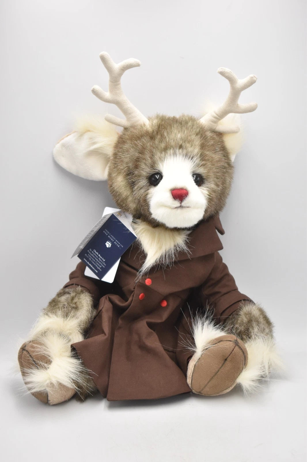 Charlie Bears Rudolph Reindeer Signature Collection Limited Edition Tagged
