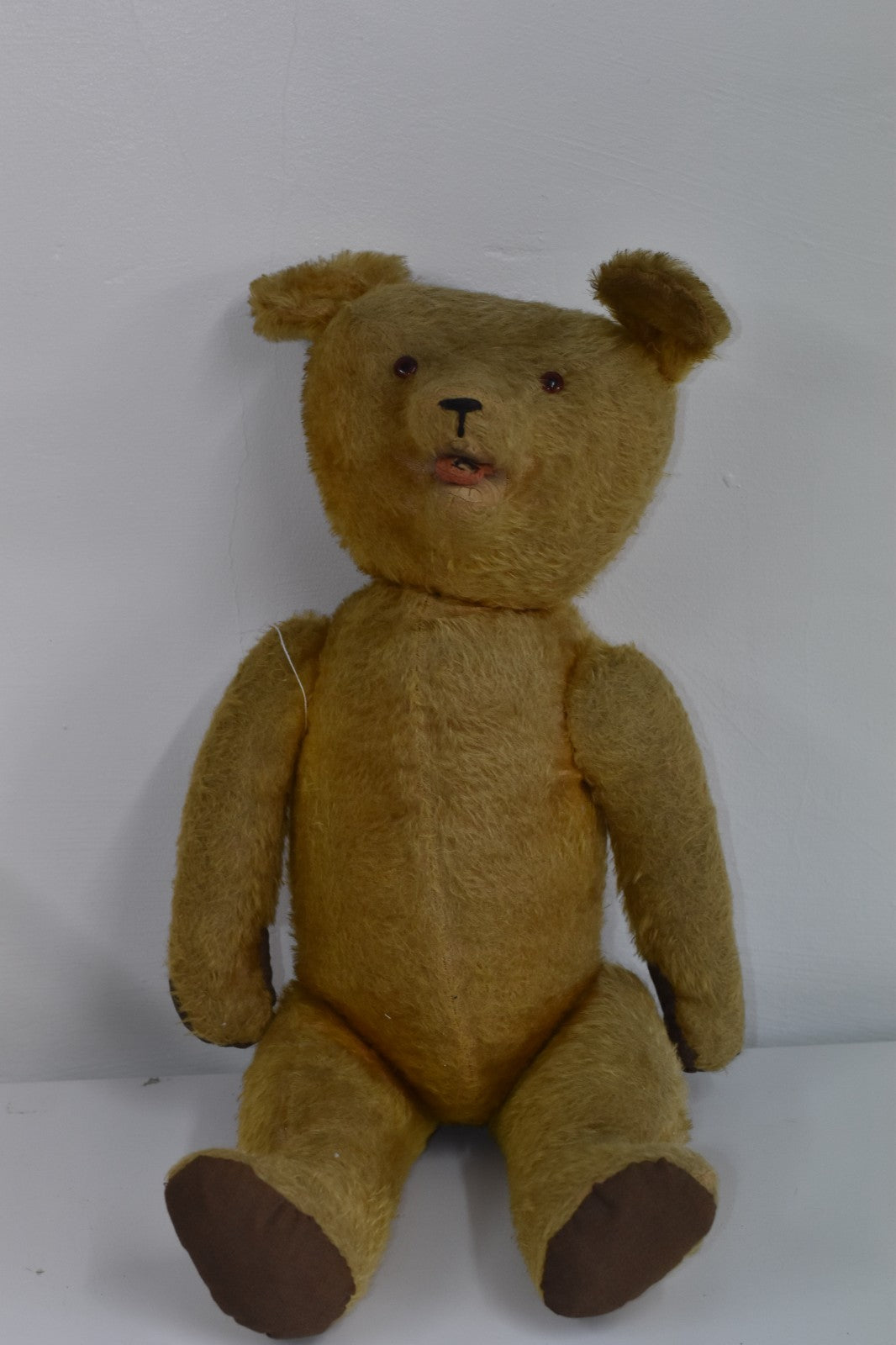 Antique 1920s American Laughing Mohair Teddy Bear 70cm Working Growler