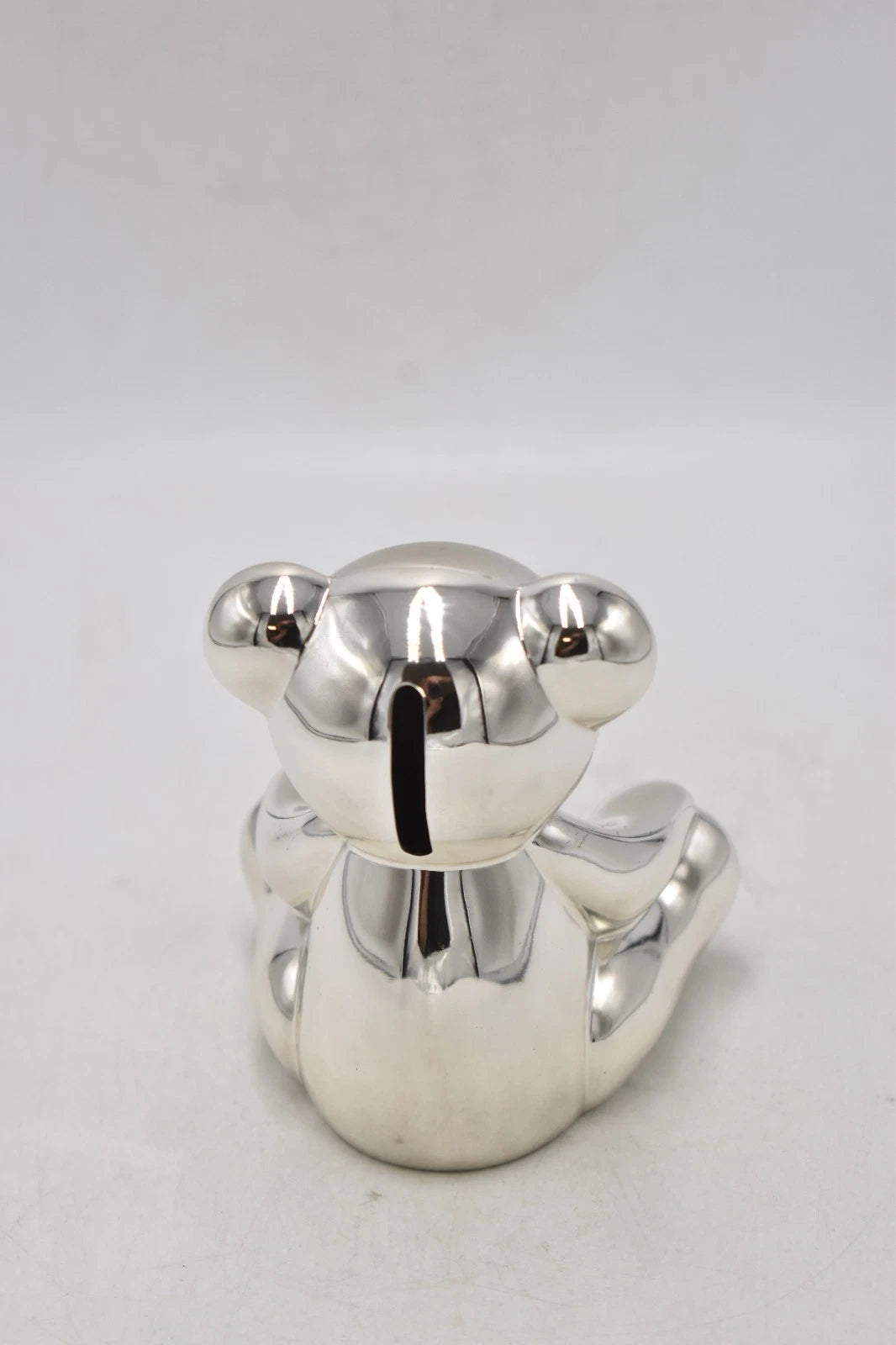 Bambino Silver Plated Teddy Bear Money Box – Unused & Boxed – 12.5cm