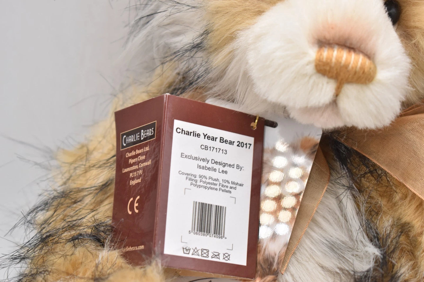 Charlie Bears Year Bear 2017 Hug 9 – Retired – Isabelle Lee Design – Tagged
