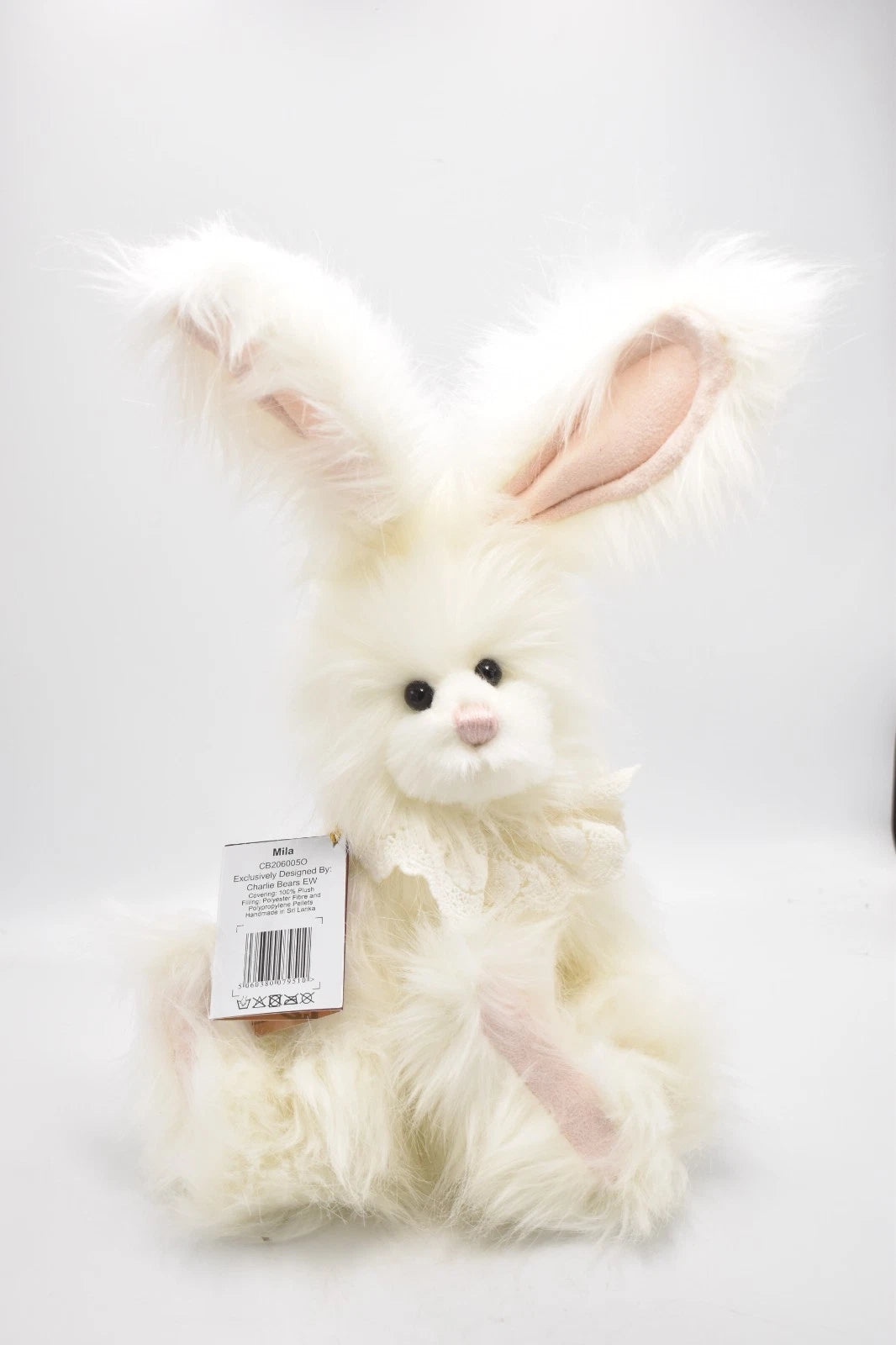 Charlie Bears Mila Rabbit Teddy Bear Retired Tagged 30cm Collectable