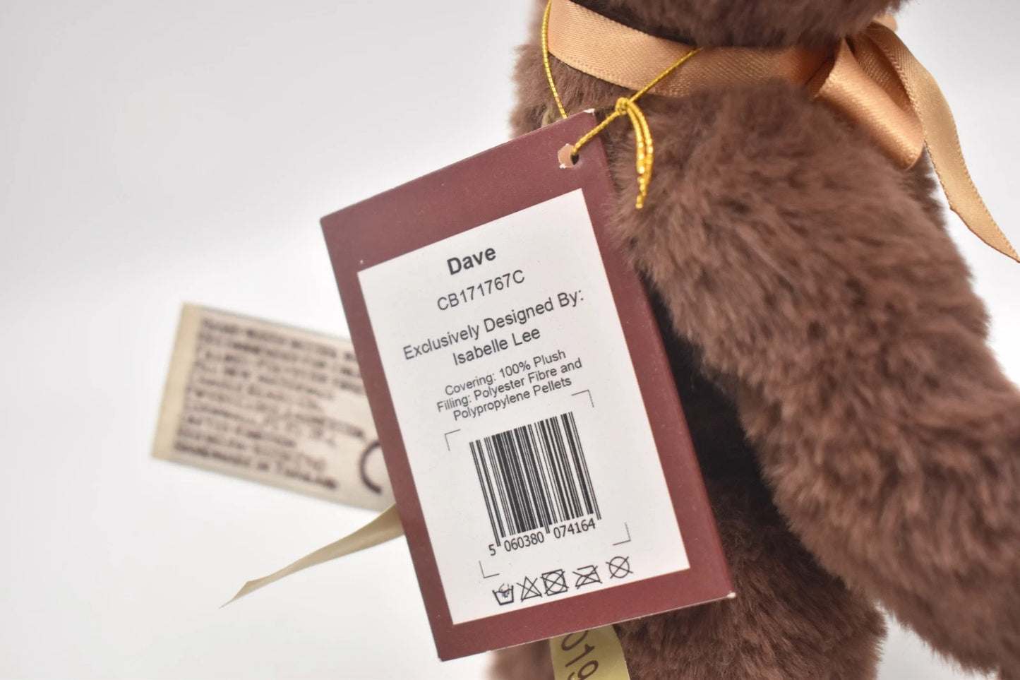Charlie Bears Dave Teddy Bear Retired Tagged Isabelle Lee Designed