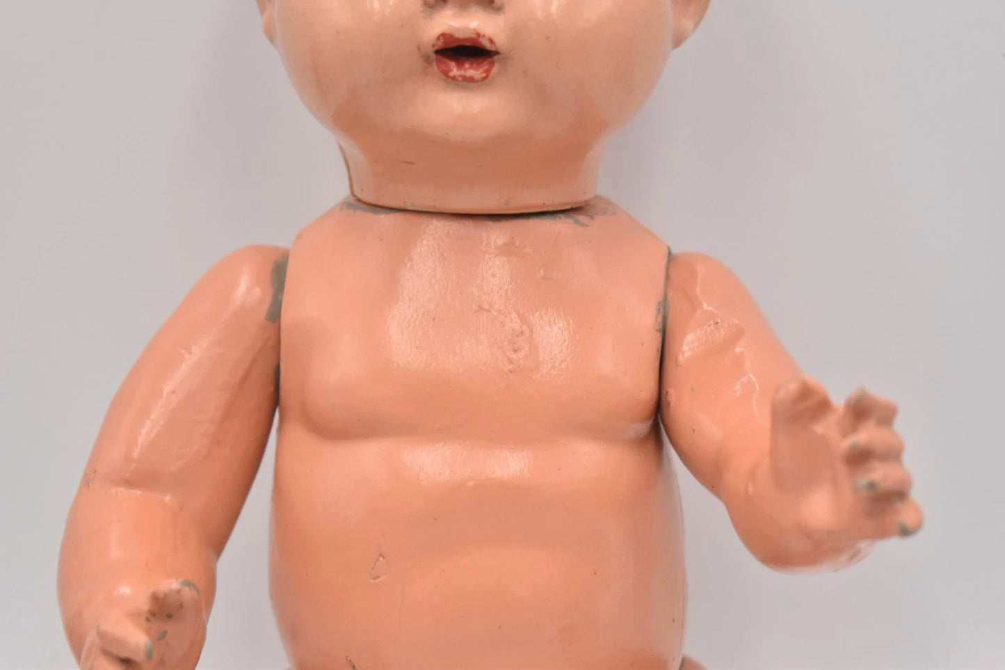 Vintage Early Composition Doll Hand Painted 34cm Antique Collectors Display Doll