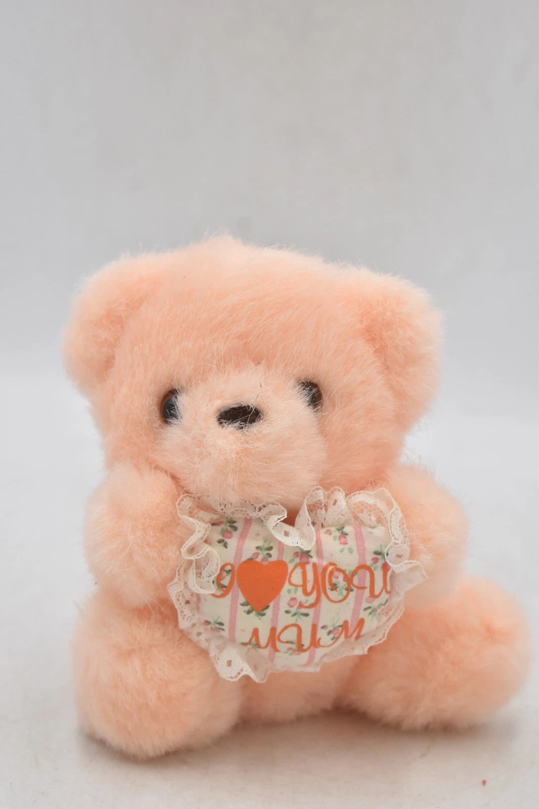 I Love You Mum Pink Plush Teddy Bear 15cm