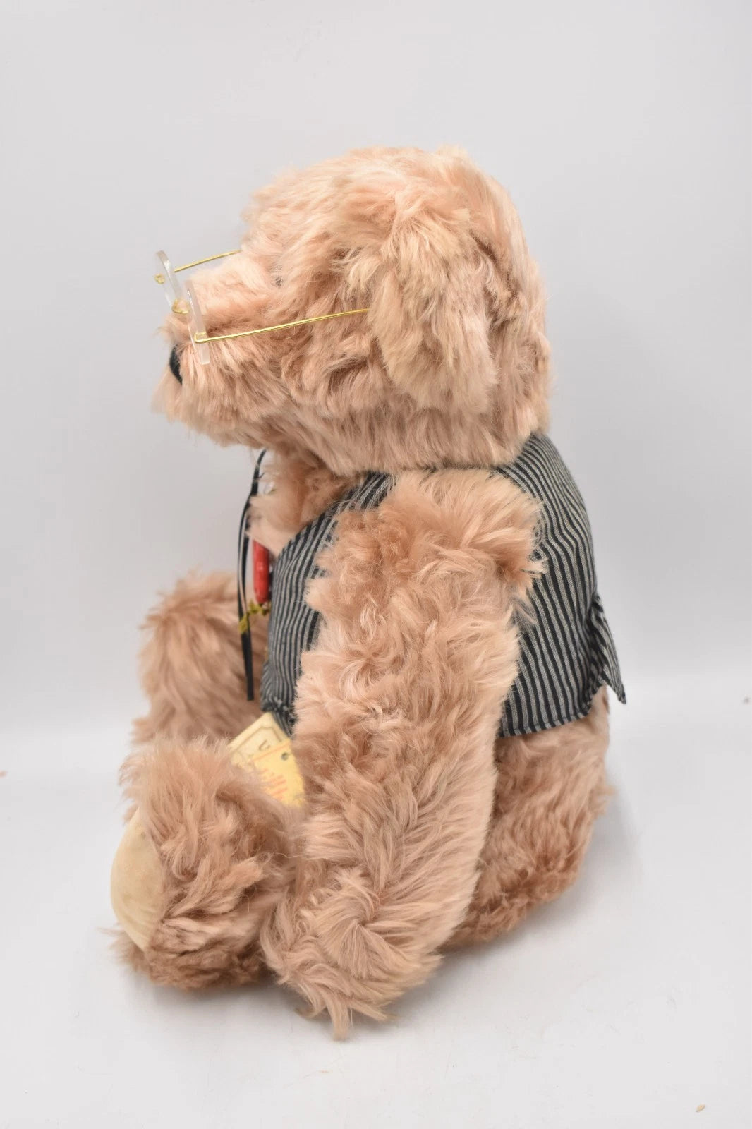 Hermann Teddy Bear Limited Edition 443/3000 Mohair Waistcoat Fully Jointed 40cm