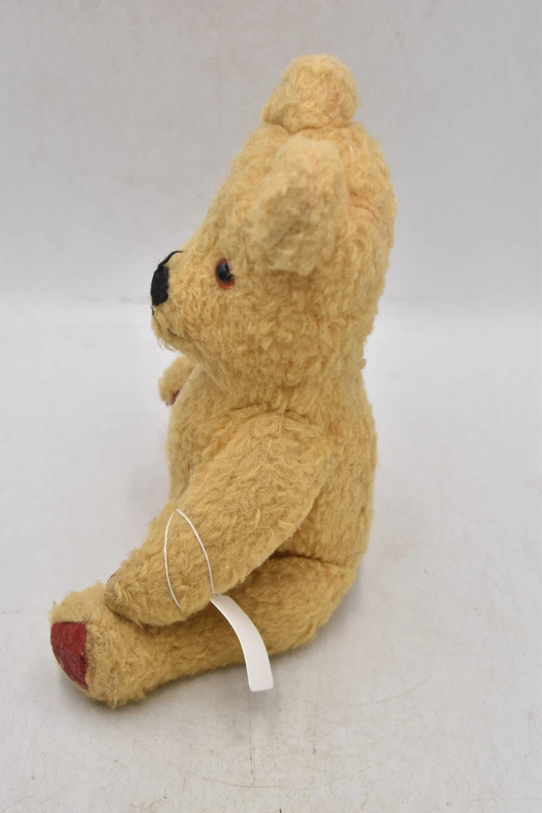 Vintage 1950s Post War English Teddy Bear Glass Eyes Jointed Collectable 26cm