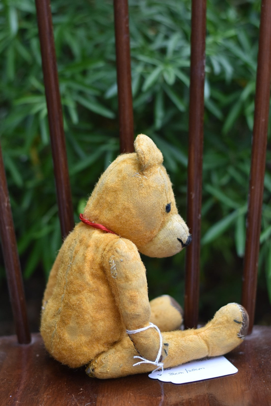 Vintage 1920s American Stick Mohair Teddy Bear – Fully Jointed – 36cm