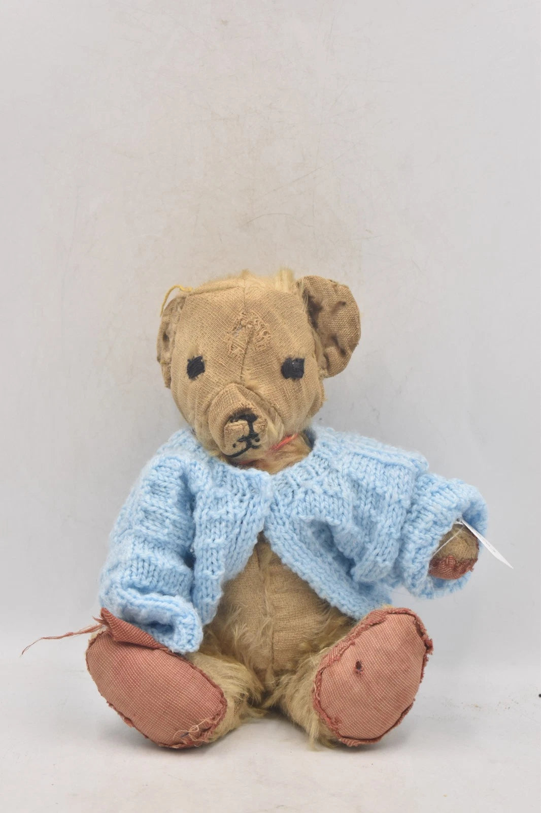 Antique 1930s Merrythought Bingie Mohair Teddy Bear Jointed 18cm Tagged