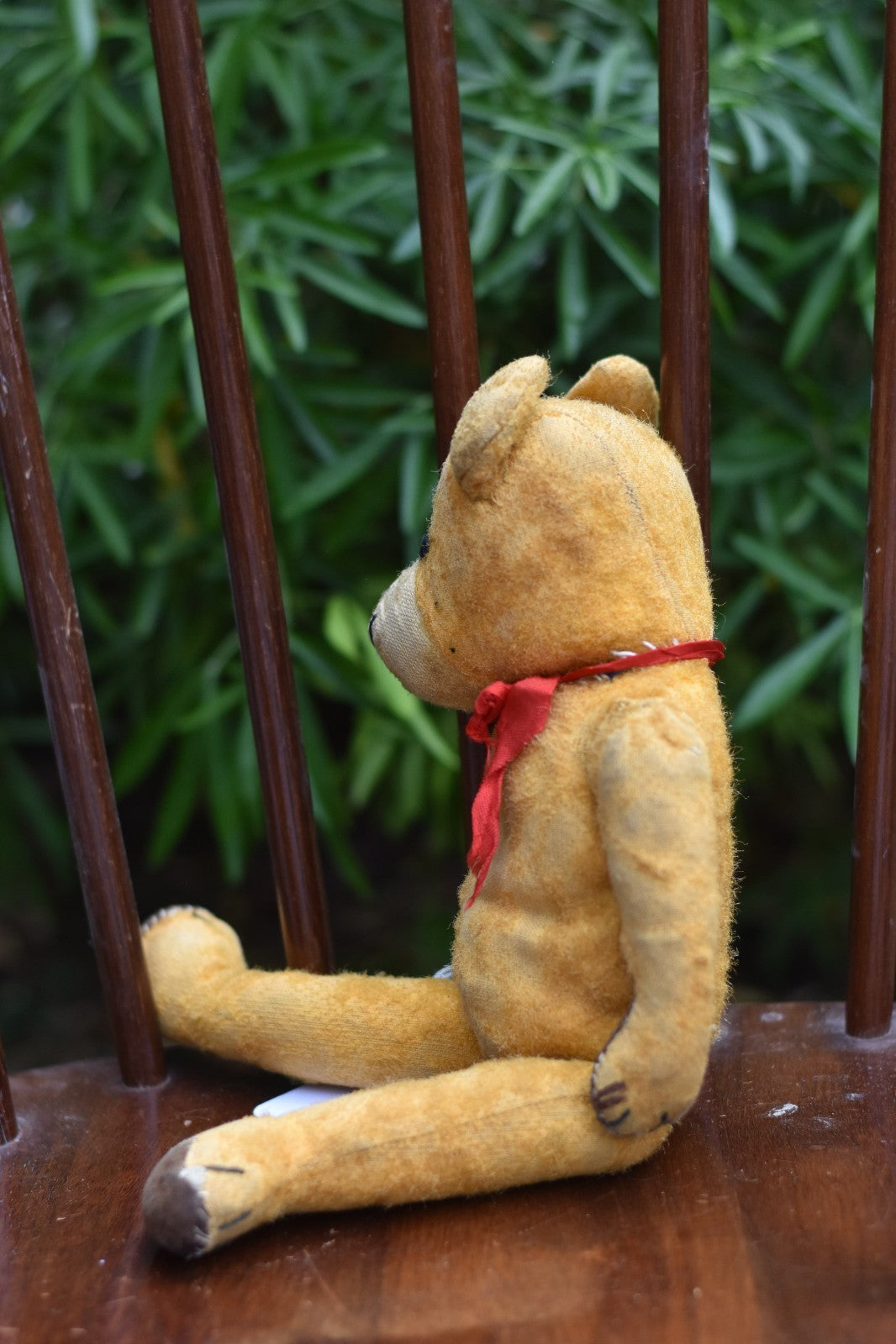 Vintage 1920s American Stick Mohair Teddy Bear – Fully Jointed – 36cm