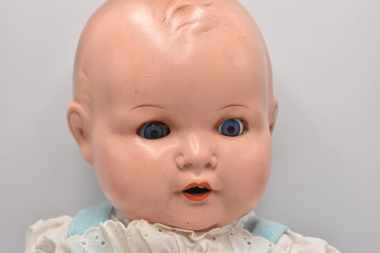 Antique Armand Marseille Bisque Head Doll Sleepy Blinking Eyes Cloth Body 58cm