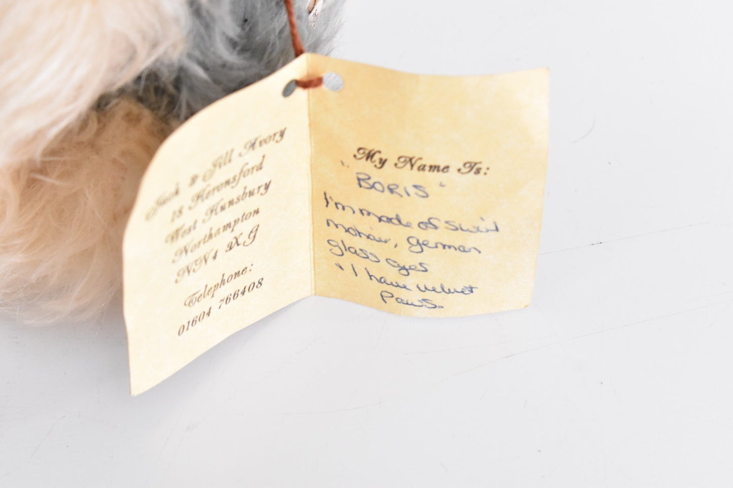 Vintage Artist Teddy Bear Boris by Jack and Jill Avory – OOAK