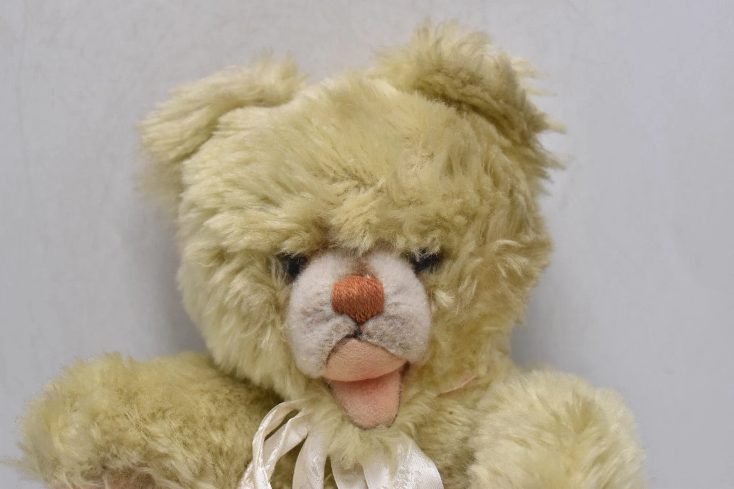 Vintage 1950s Italian Trudi Zotty Style Plush Teddy Bear Fully Jointed 24cm