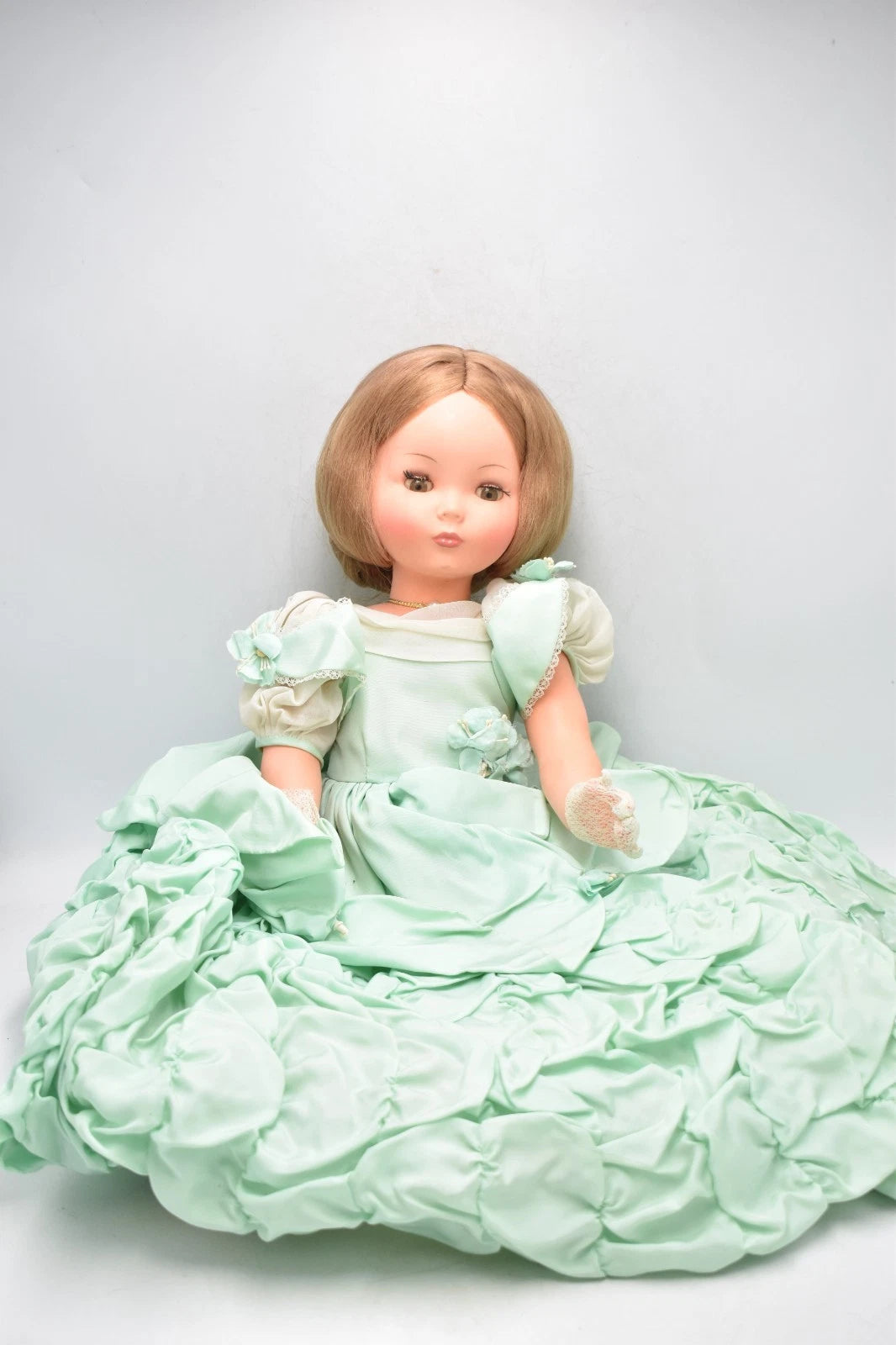Vintage 1960s Furga Doll – Original Outfit, Sleepy Eyes, 50cm