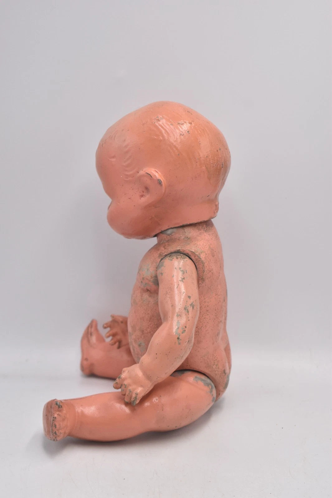 Vintage 1920s 1930s Composition Doll Marked JP Hand Painted 35cm Collectable
