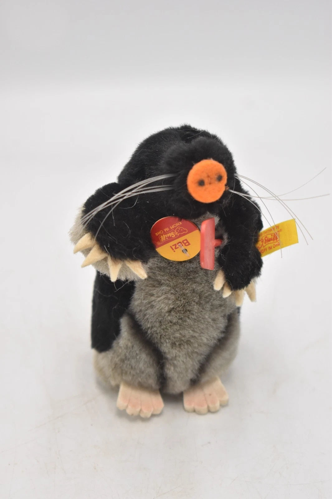 Steiff Bazi Mole Soft Plush Toy 056307 Tagged 12cm