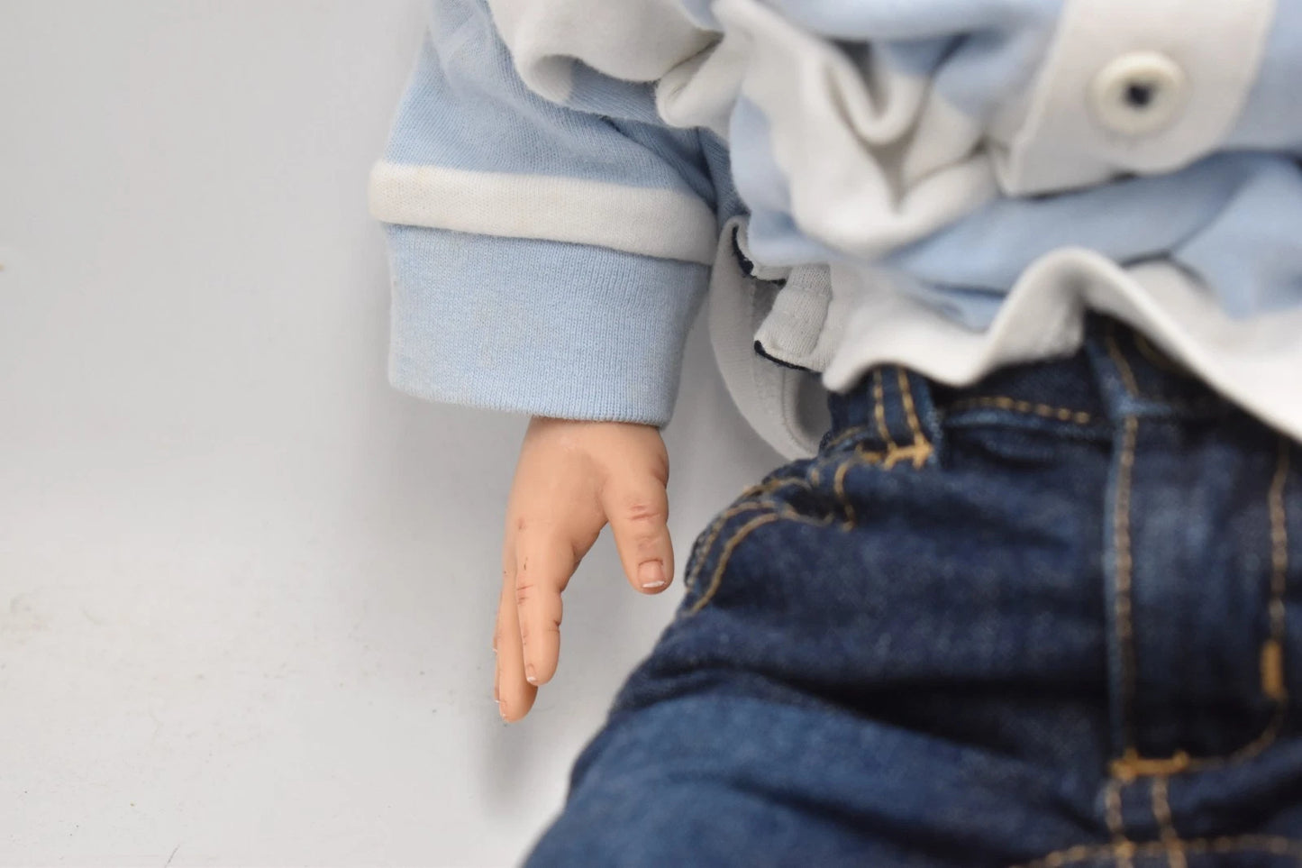 Joanna Gomes Reborn Baby Boy Doll – 55cm Lifelike Realistic Baby, Vinyl Limbs
