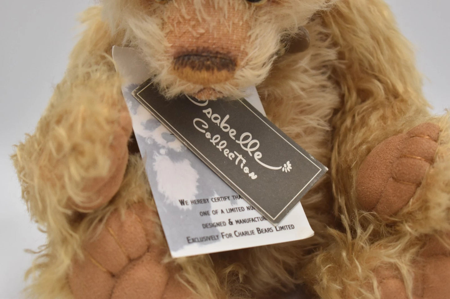 Charlie Bears Cafe Au Lait Isabelle Collection Limited Edition Tagged Retired