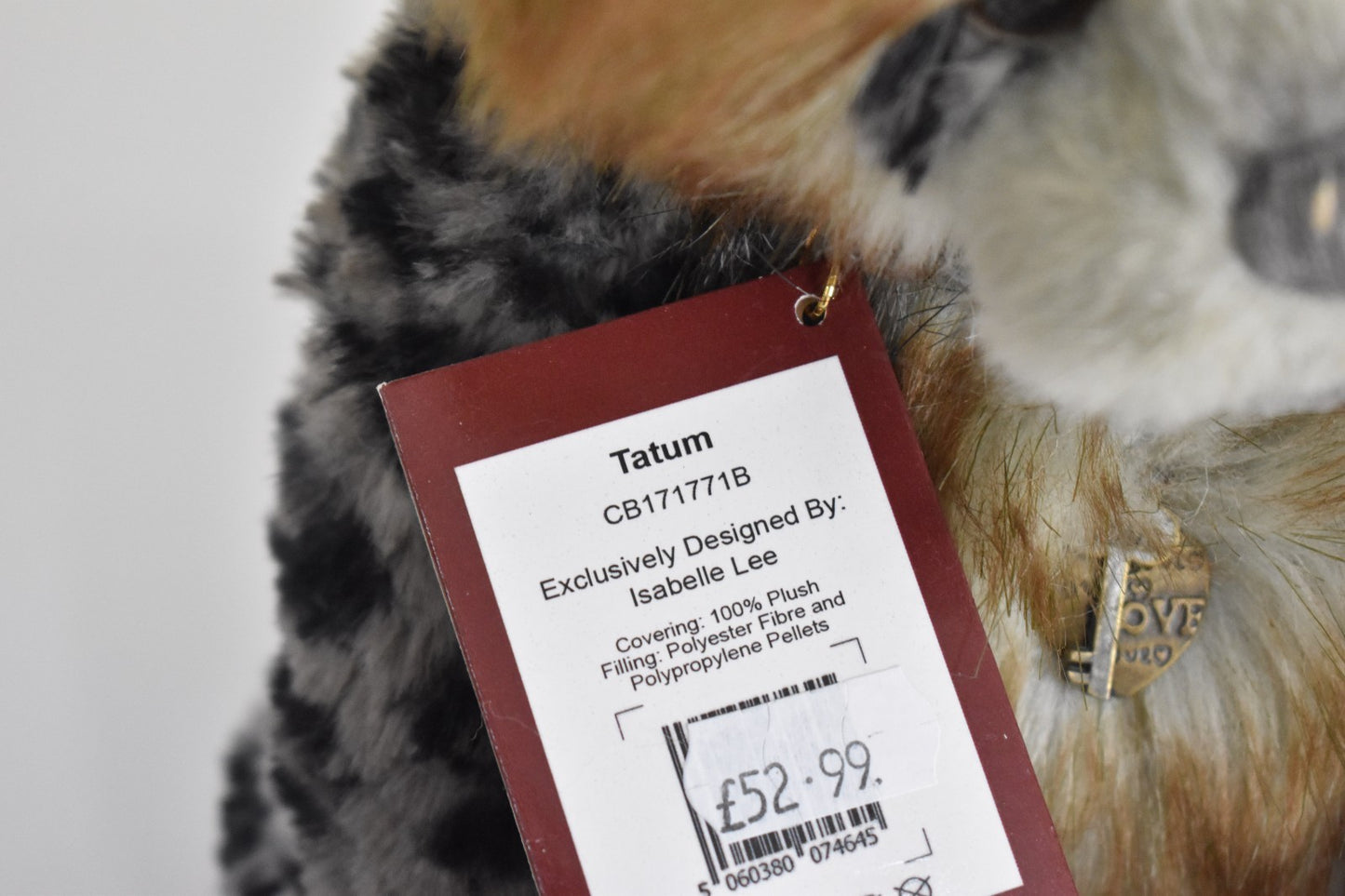 Charlie Bears Tatum – Retired – Tagged – Designed by Isabelle Lee