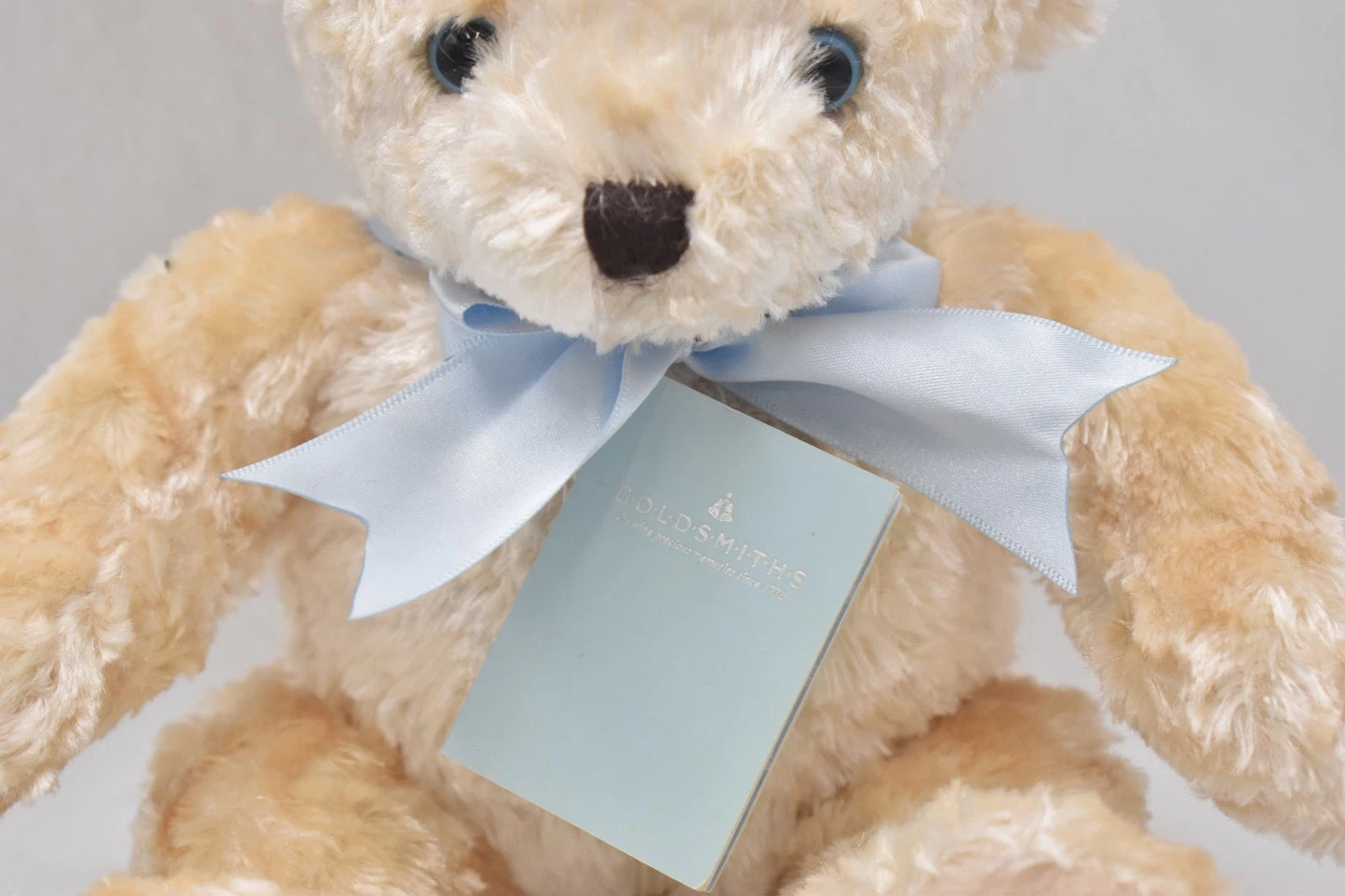 Goldsmiths Bertie Bear 2003 With Zipper Pouch and Tags 22cm