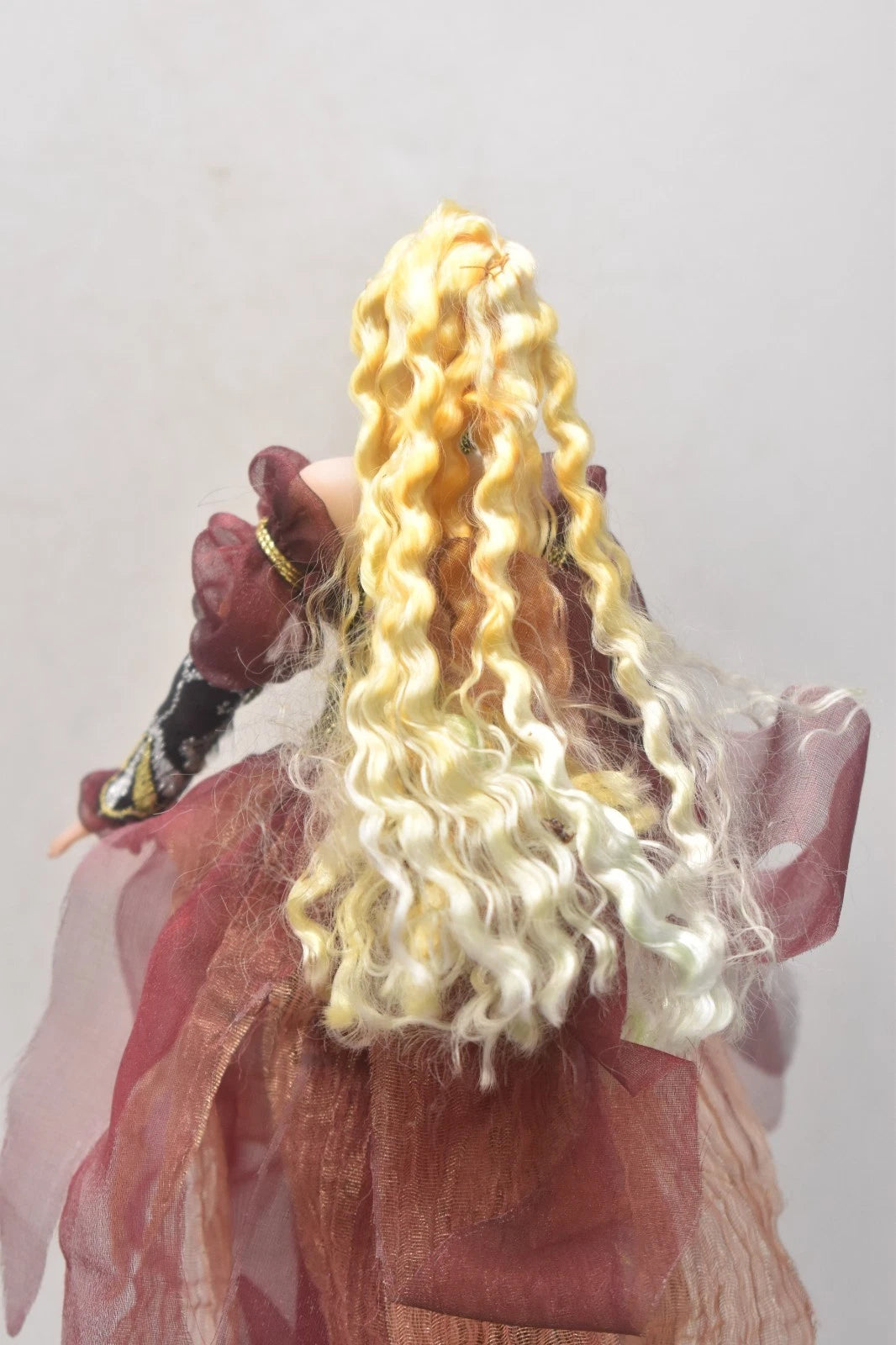 Vintage One of a Kind Handmade Fairy Doll 34cm Collectible Fantasy Art Doll