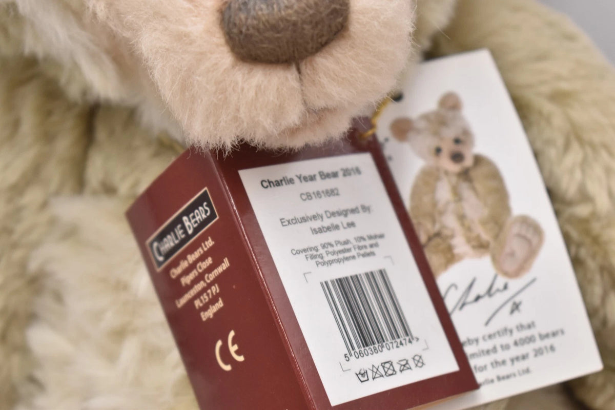 Charlie Bears Year Bear 2016 Isabelle Lee Retired Tagged Jointed Collectable