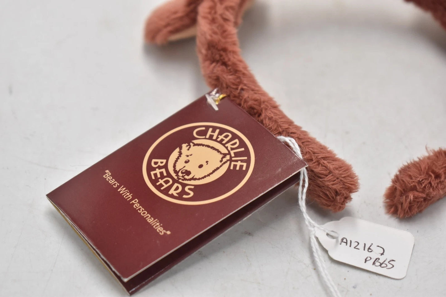 Charlie Bears Bear Ears Duffle Headband Retired Tagged Accessory