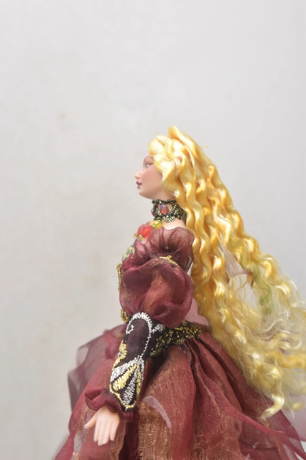 Vintage One of a Kind Handmade Fairy Doll 34cm Collectible Fantasy Art Doll