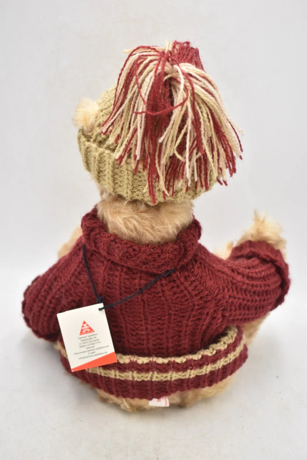 Clemens Mac Teddy Bear Limited Edition Mohair Jointed 34cm 60 of 399 Tagged