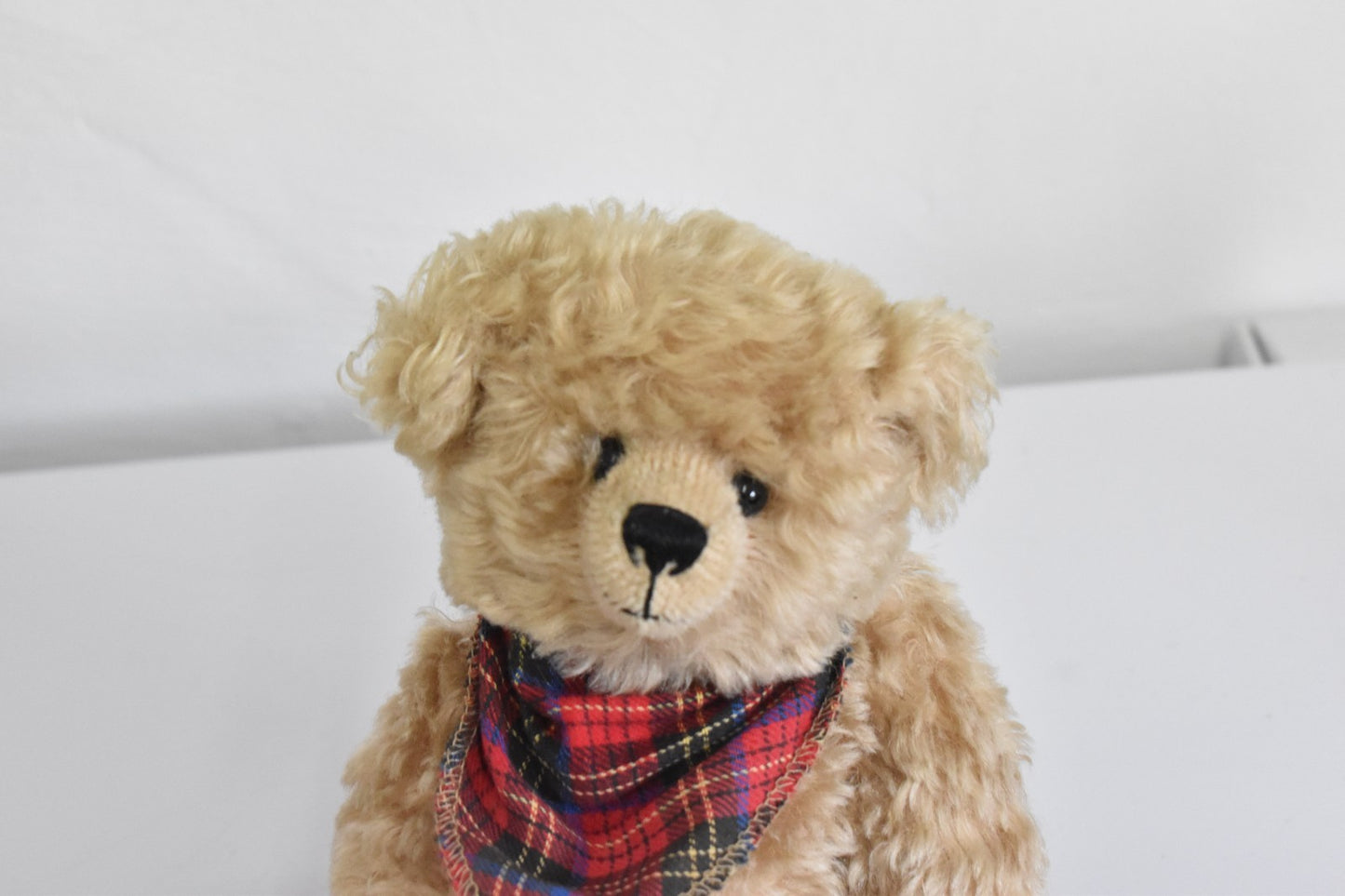 Clemens Bear – Golden Mohair Teddy – Retired – Tagged