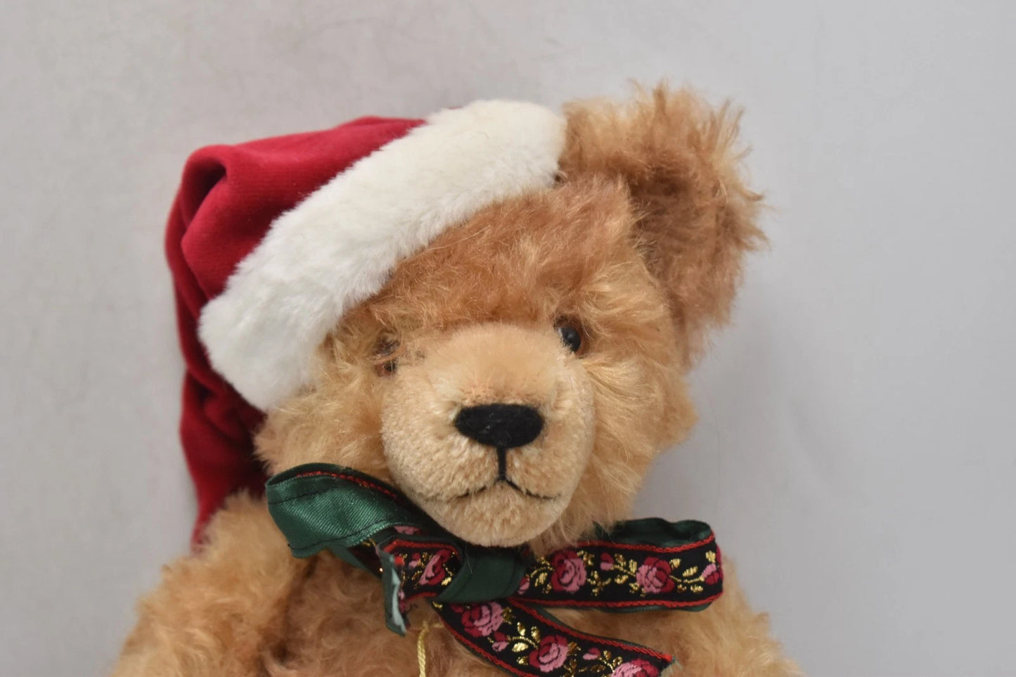 Hermann Teddy Jolly Jingle Santa Limited Edition Mohair Bear 30cm