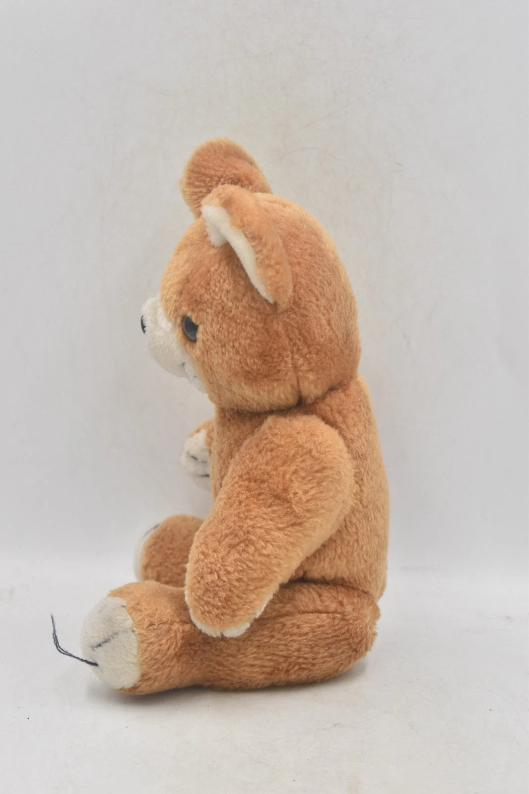 Vintage 1980s Plush Teddy Bear 32cm Jointed Soft Toy Retired Collectible