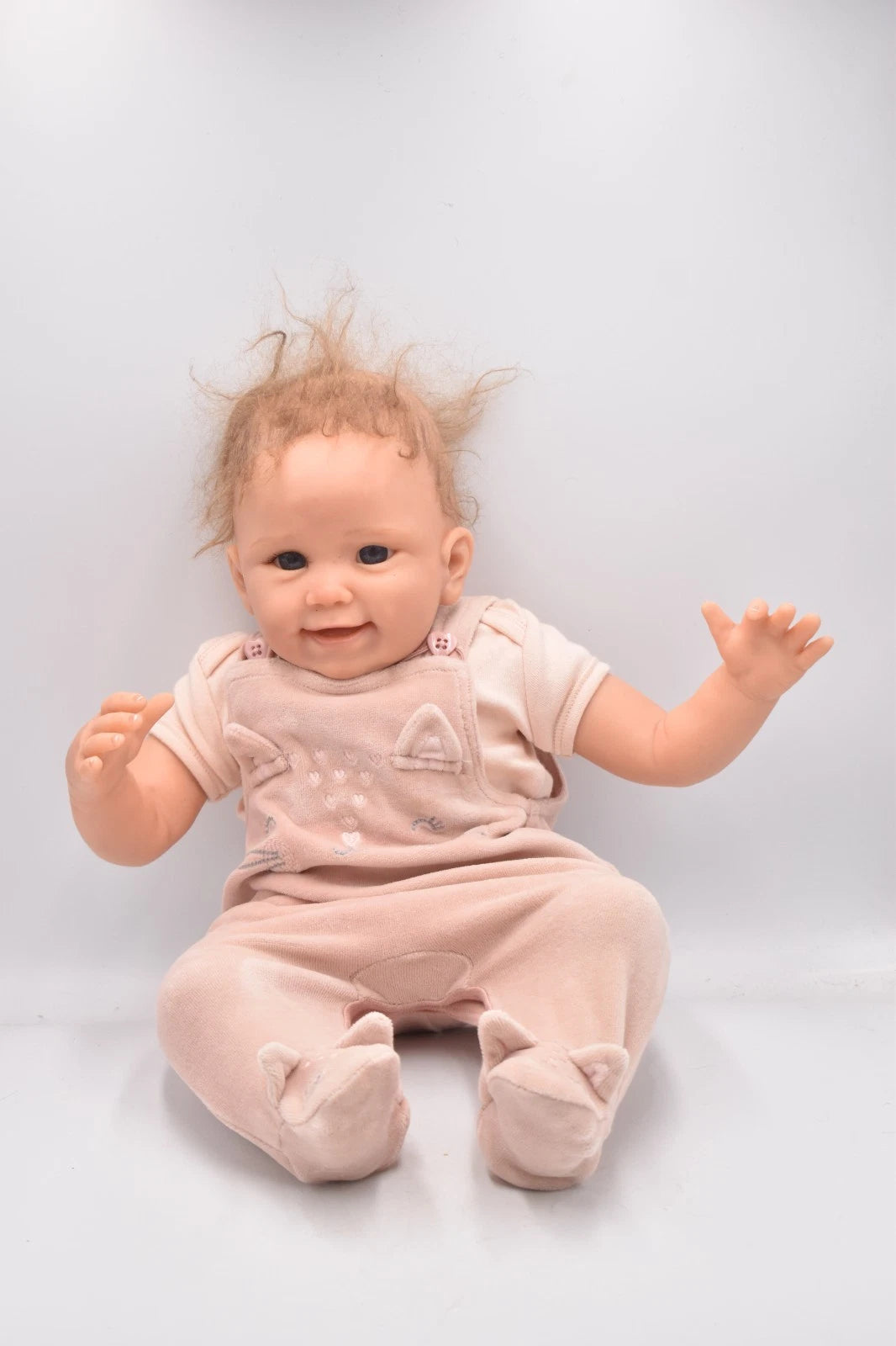 Ashton Drake So Truly Real Linda Murray Vinyl Baby Doll Brown Hair 48cm