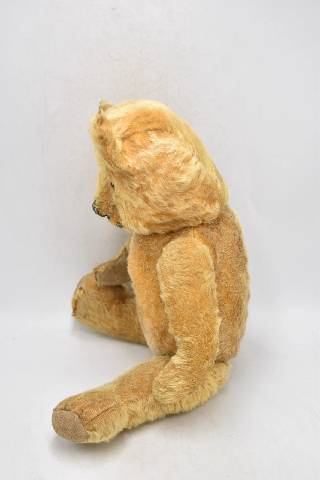 Vintage 1940s Chiltern Mohair Teddy Bear – 44cm, Fully Jointed, Collectible