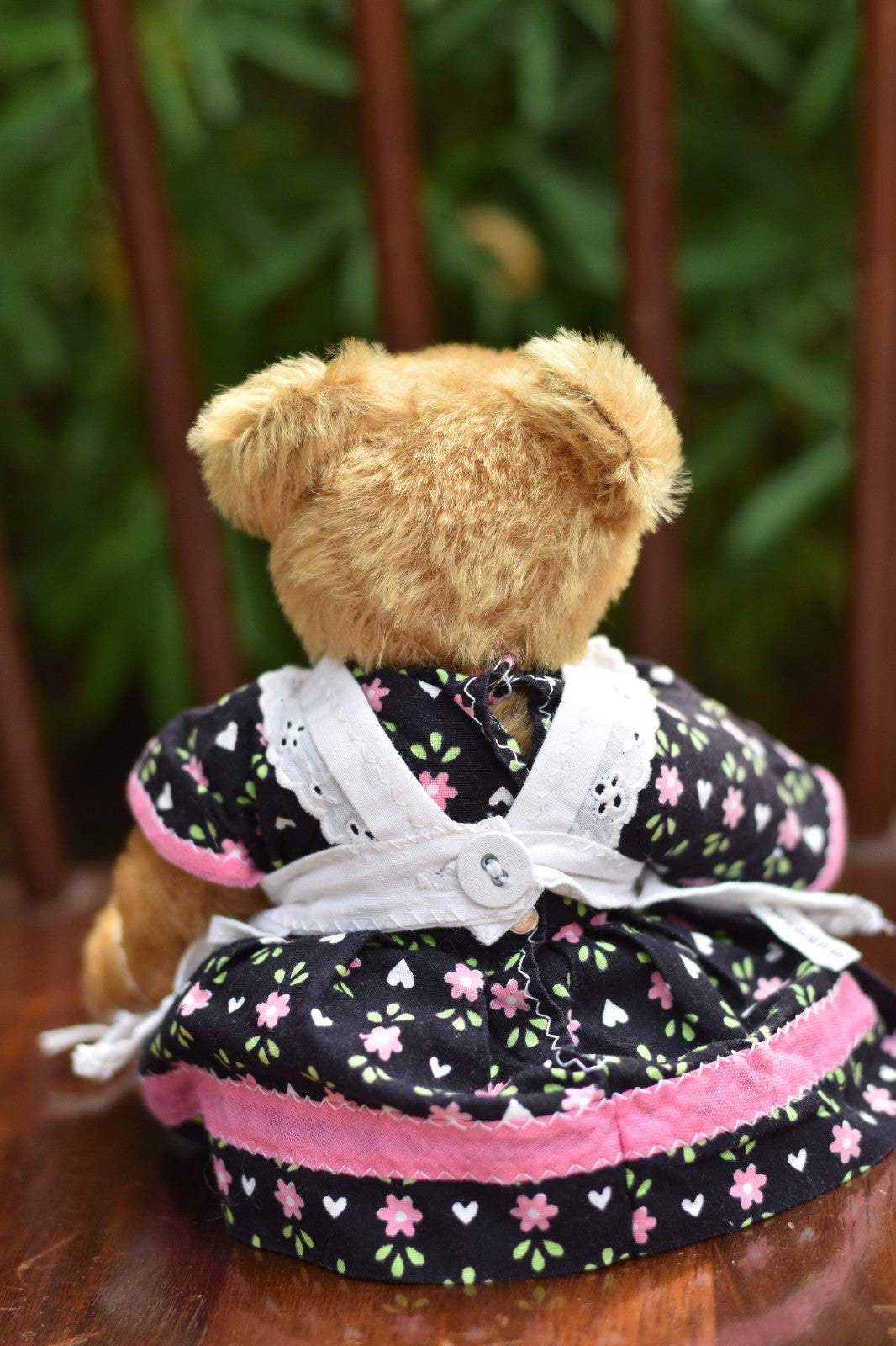Vintage Hermann Mohair Teddy Bear 20cm - Fully Jointed, Dressed, Collectible