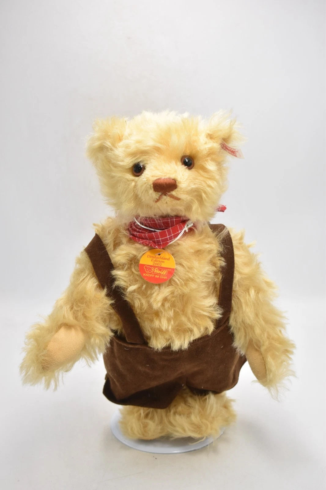 Steiff Teddy Bear in Lederhosen 671166 Mohair Limited Edition