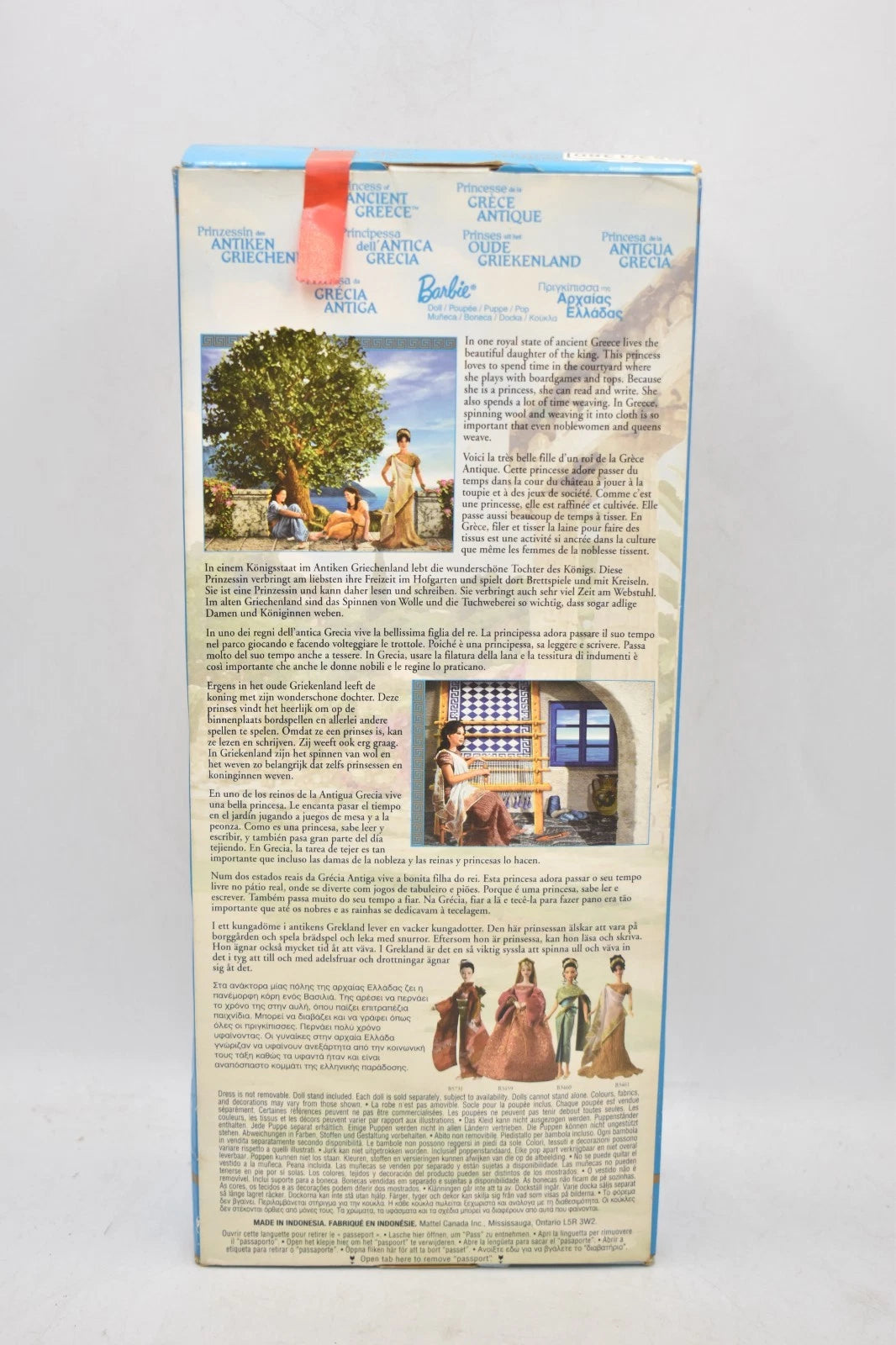 Princess of Ancient Greece Barbie – Collector Edition, Dolls of the World 2003